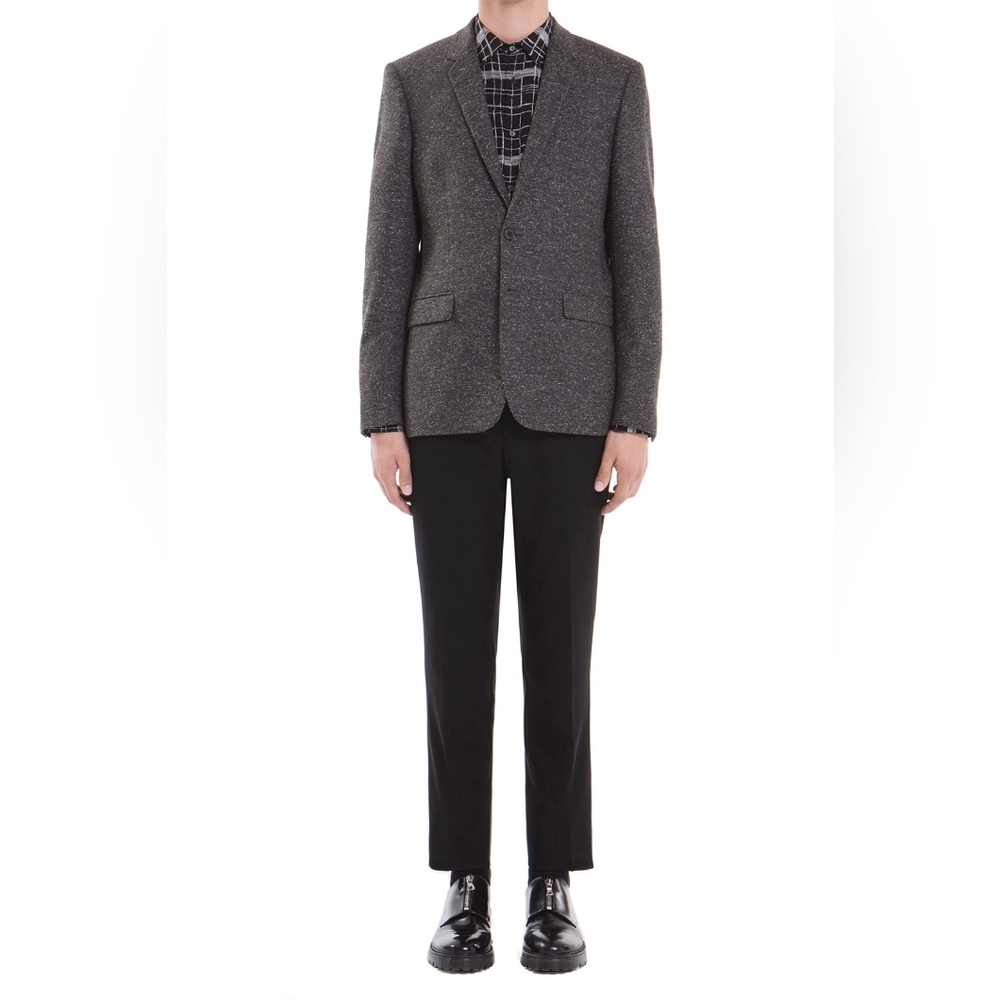 Sandro Mens Speckled Wool Blazer 44
